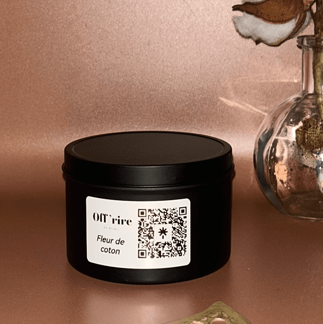 Métallik noir - bougie parfumée